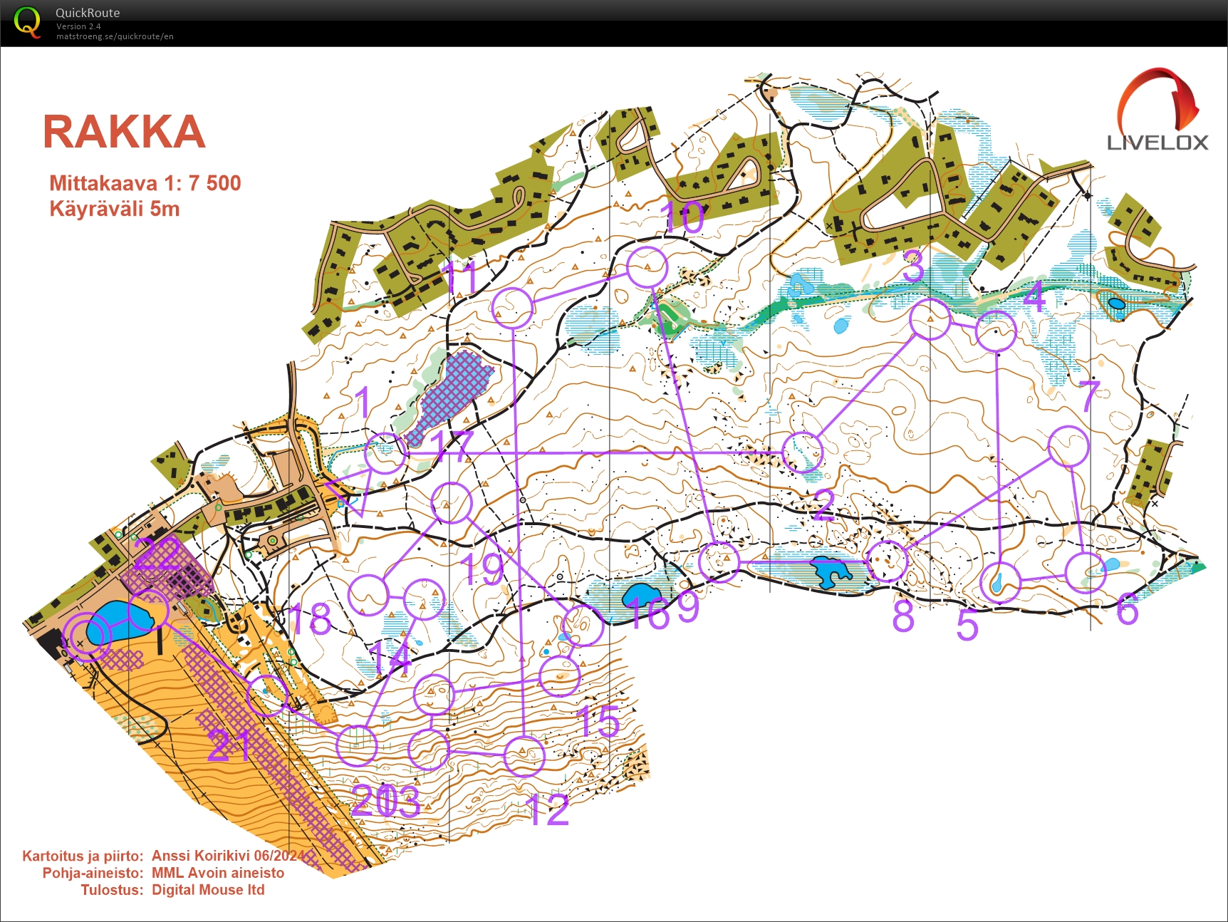 Lapland o-week, løp 2 (21-07-2024)