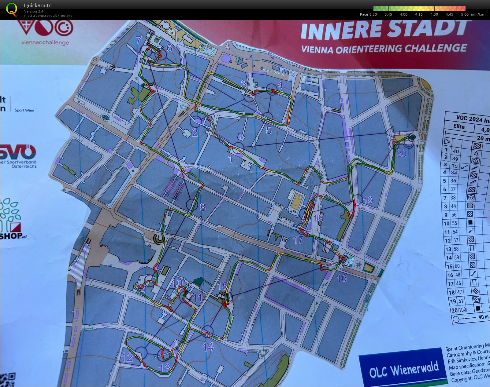 Vienna orienteering challenge, løp 2 (2024-08-31)