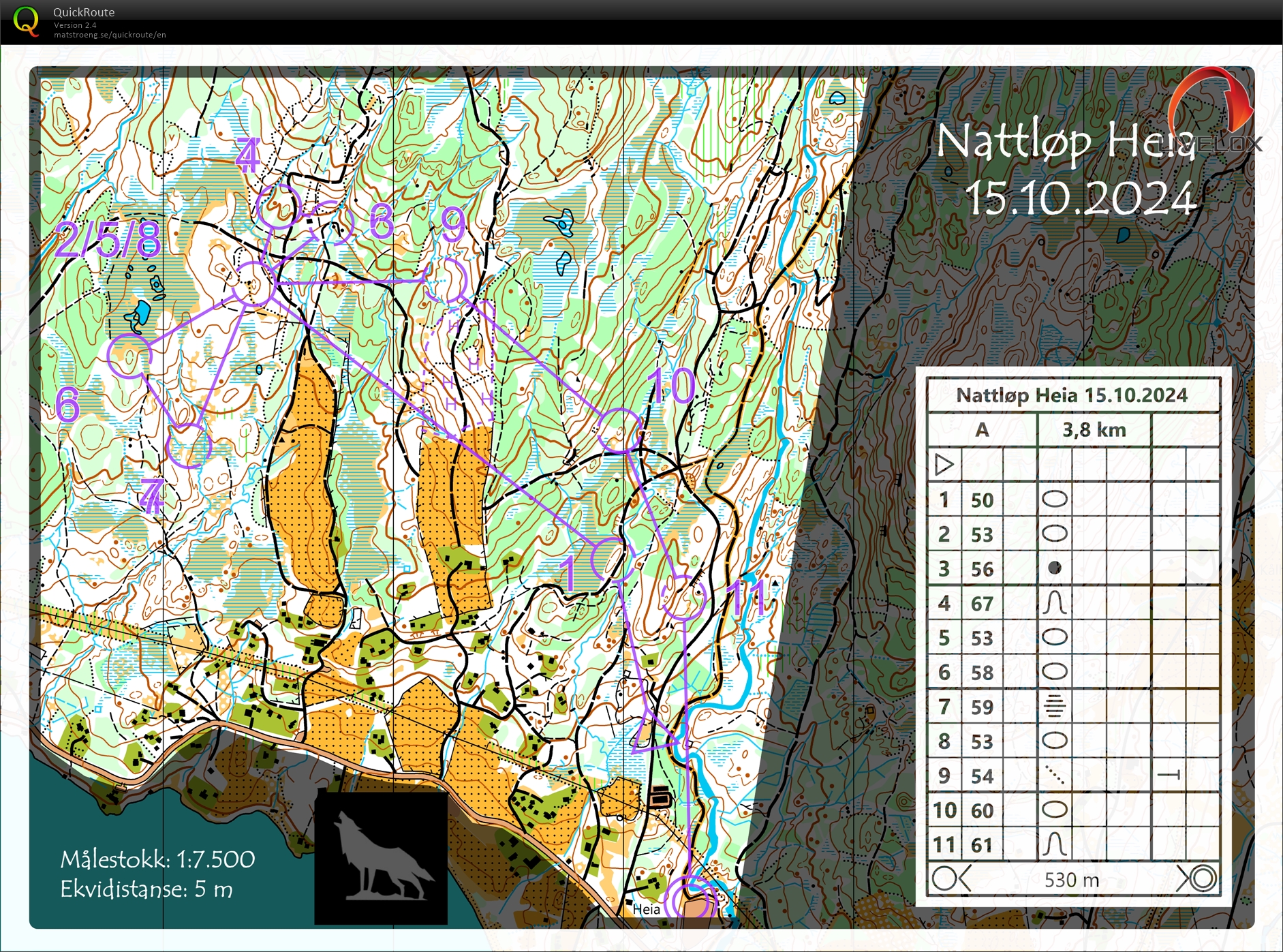 Nattløp Heia (15.10.2024)