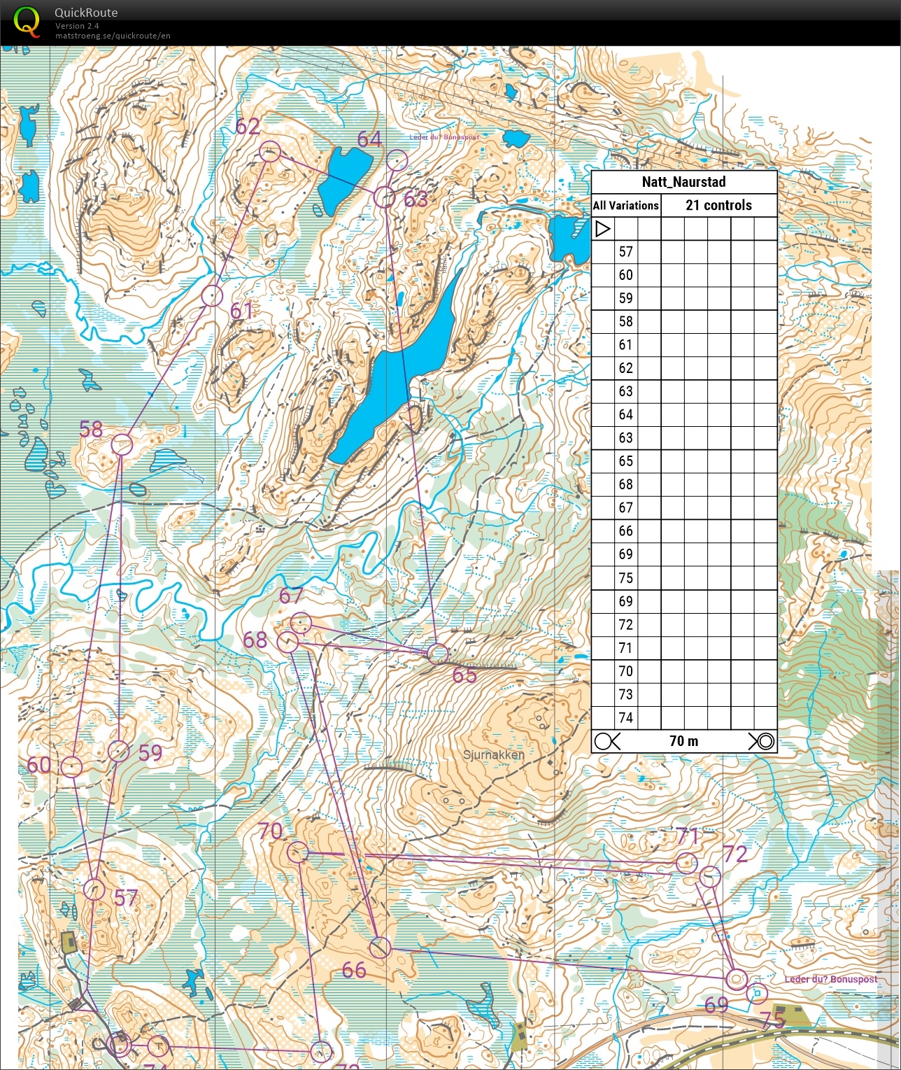 Nattrenn Naurstadhøgda (22.11.2024)