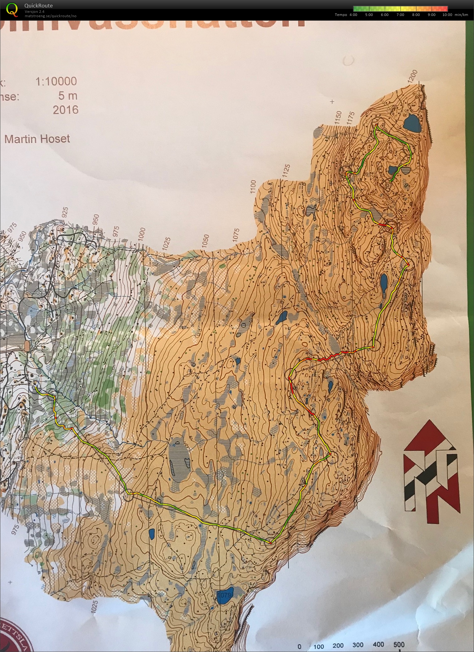 Downhill-O fra Holmvassnatten (01.08.2018)